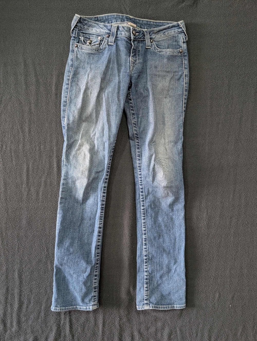 True Religion Big Button Skinny Jeans - Women's Size 30x32